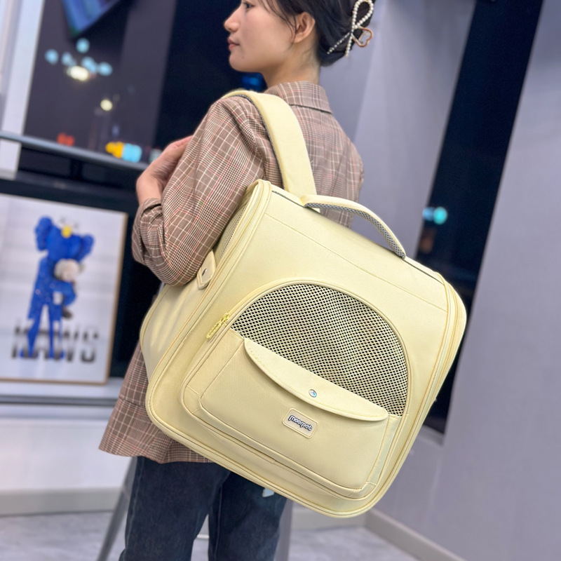 Multi-Color Stylish Large Capacity Pet Backpack Carrier - Image 5