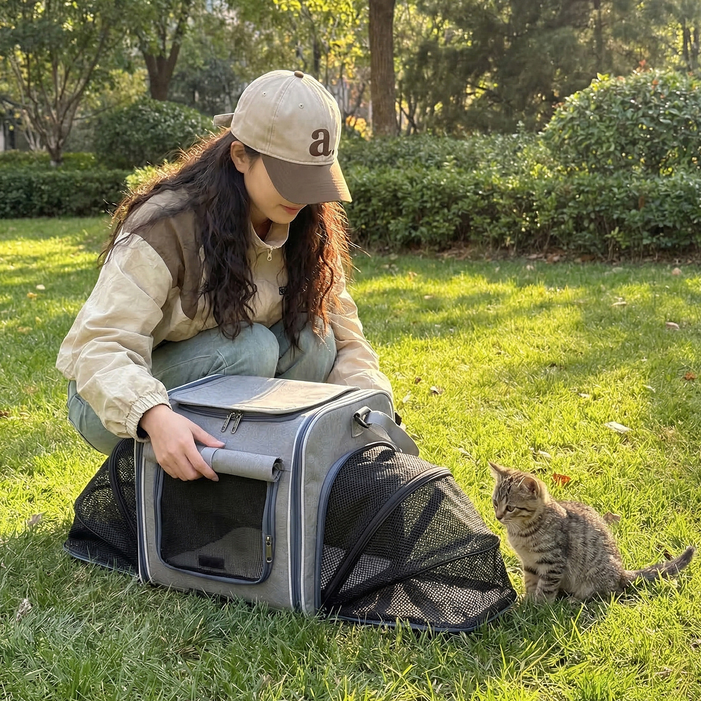 Capacity Breathable Cat Backpack Carrier Style F S02 - Image 3