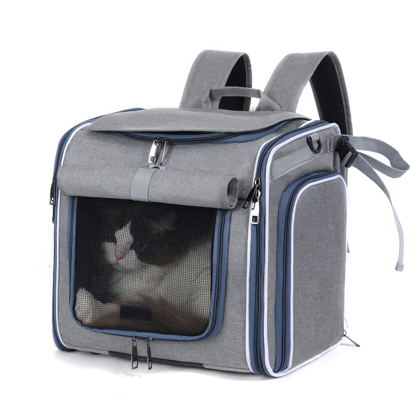 Capacity Breathable Cat Backpack Carrier Style F S02 - Image 5