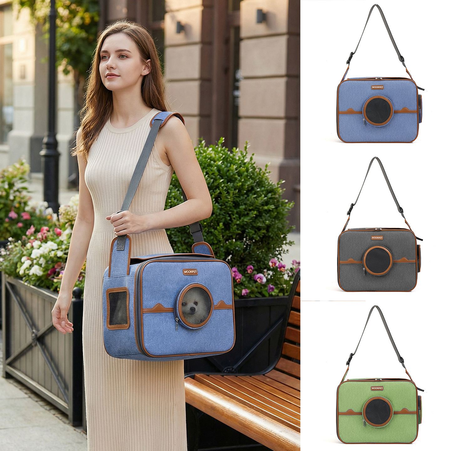 Foldable Breathable Pet Sling Carrier S09 - Image 2
