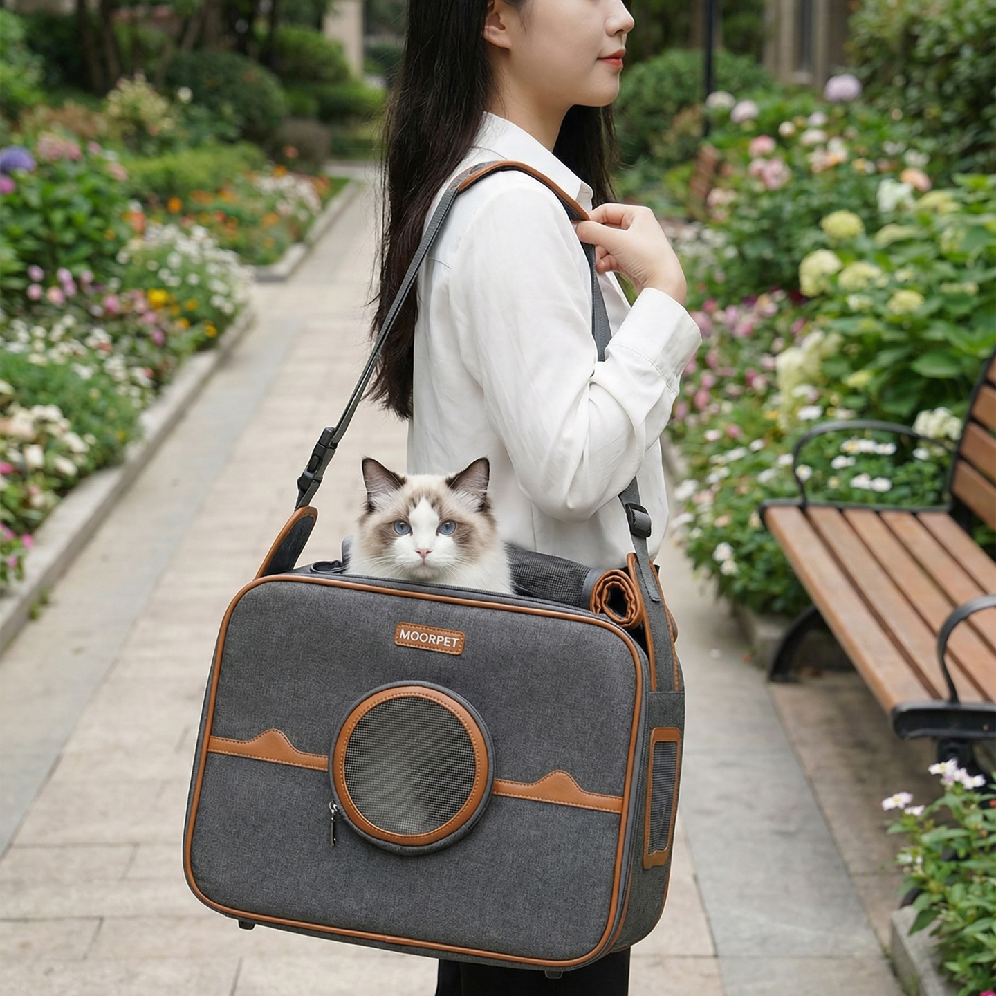 Foldable Breathable Pet Sling Carrier S09 - Image 3