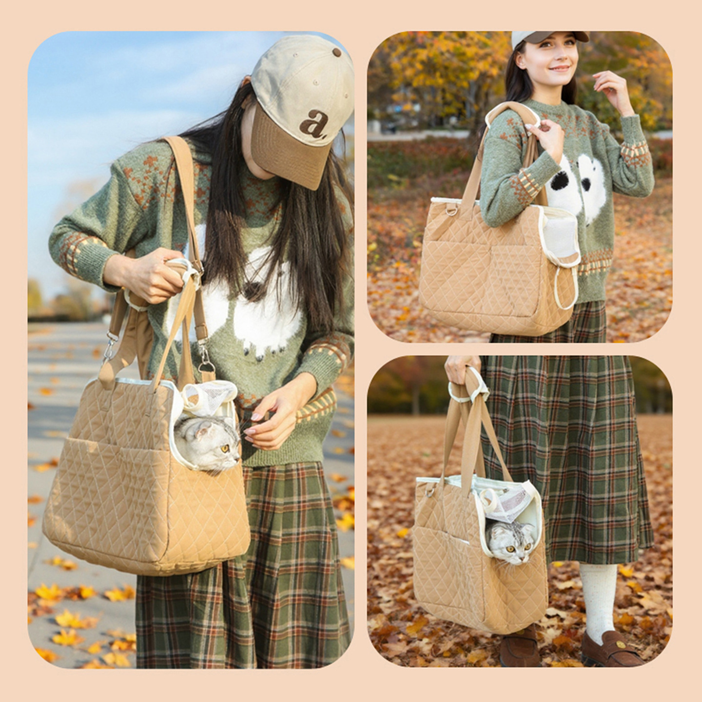 Warm Lightweight Pet Sling Carrier - Image 2