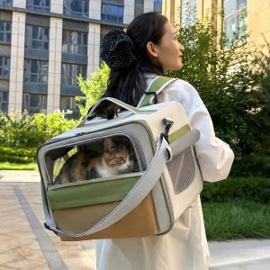 Large Capacity Breathable Pet Backpack Carrier S37