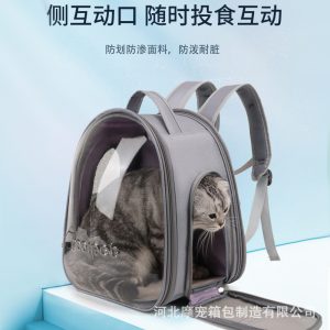 Window Breathable Space Capsule Pet Backpack S06