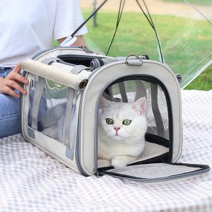 Large Capacity Foldable Car Seat Cat Carrier S01
