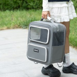Large Capacity Breathable Pet Rolling Carrier S23